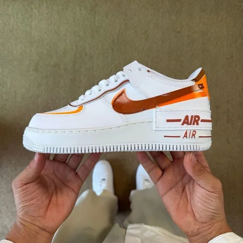 3A Pure Original Air Force 1 Shadow Macaron White Orange CI0919-124