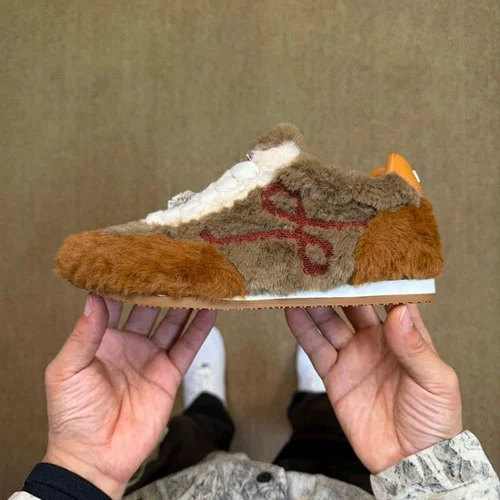 Fluffy LOEWE Ballet Runner 2.0 Shearling Fur