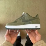3A Pure Original Air Force 1 Low Olive Green Suede IB6388-200