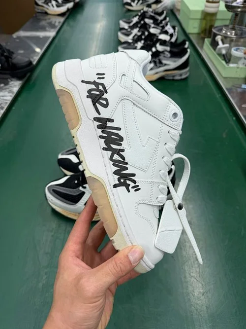 OFF-WHITE Out Of Office Low Top Pure Black