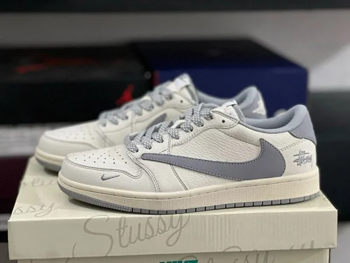 AJ1 Travis Scott Low Top White Grey CS5288-501