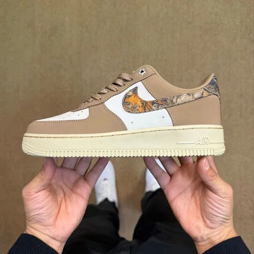 3A Pure Original AF1 Low Khaki Brown Camo IO9803-200