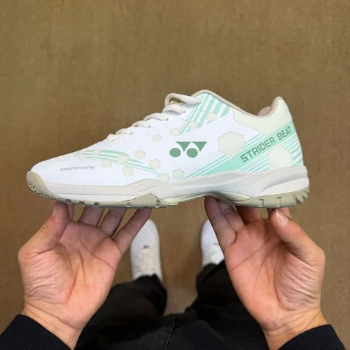 YONEX Strider Beat Badminton Shoes Beige Green SHBSRB1EX