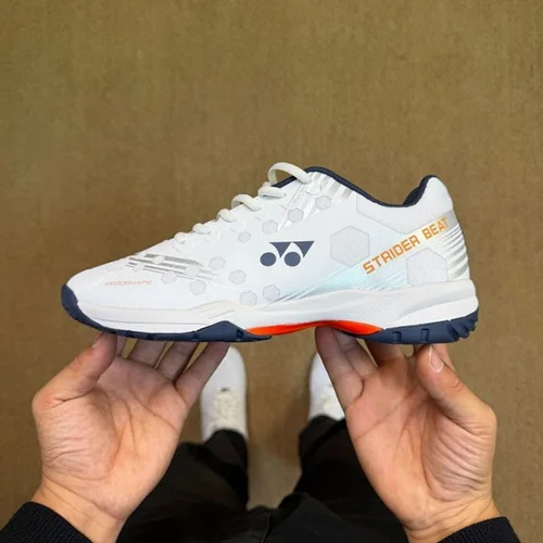 YONEX Strider Beat Badminton Shoes White Orange SHBSRB1EX/386