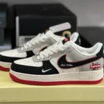 Air Force 1 Supreme Collaboration Black White Grey Red XS1958-629
