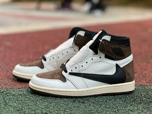 AJ1 High Travis Scott Reverse White Brown Black CD4487-001