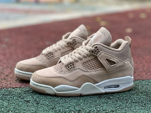 F Version AJ4 Cozy Girl WMNS Beige Brown HV0823-200