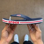 Blue White Red Crocs Crocband Bea Flip Flops 5 Colors