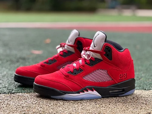HC Pure Original AJ5 Raging Bull Red Sneakers DC0587-600