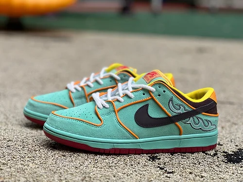 Dunk Green Black Yellow Orange Sneakers HF3058-300