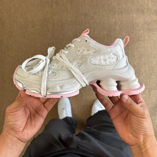GG-CC Chunky Platform Casual Shoes Distressed Dad Shoes Air Column