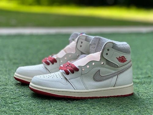 AJ1 High Top Beige Red "Cinnabar" DB4612-100