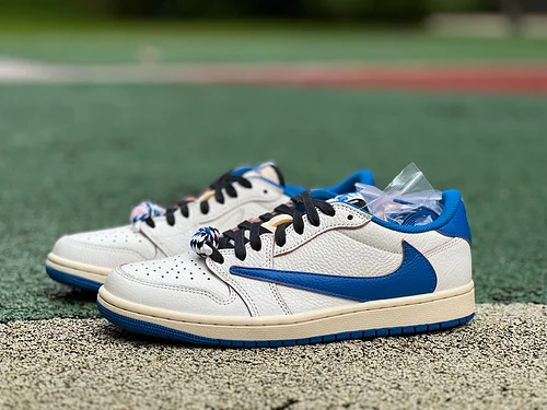 LJR Version AJ1 Travis Scott x Fragment Design Low Top 2.0 DM7866-104