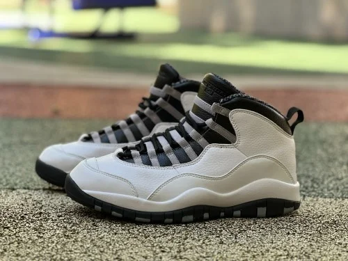 Pure Original Air Jordan 10 OG "Steel" 2025 Retro Black White HJ6779-104