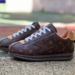 LV Football Shoes Dark Brown LOUIS VUITTON x Nigo Collaboration FW25