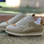 LV Football Shoes Beige Brown LOUIS VUITTON x Nigo Collaboration FW25