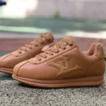 LV Football Shoes Beige LOUIS VUITTON x Nigo Collaboration FW25