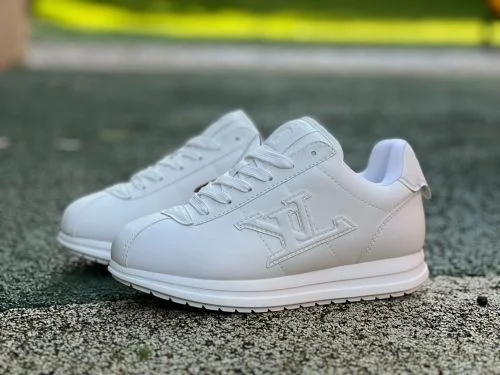 LV Soccer Shoes Pure White LOUIS VUITTON x Nigo Collaboration FW25