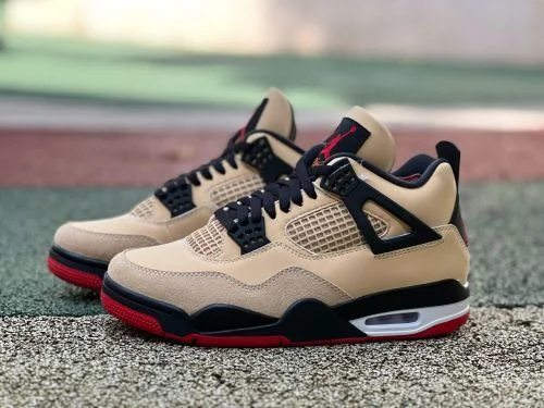 OG Pure Original AJ4 "Pizza" Beige Yellow Black Red IH2094-200