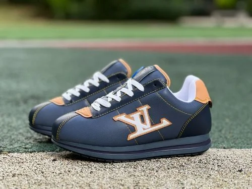 LV Soccer Shoes Blue LOUIS VUITTON x Nigo Collaboration FW25