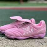 LV Soccer Shoes Pink LOUIS VUITTON Footprint Soccer
