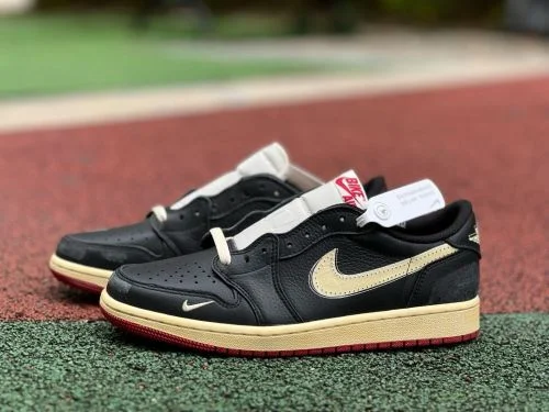 AJ1 Low White Black Red Nigel Bike IB8958-001