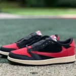 LJR Version AJ1 Travis Scott Low Top Black Red DM7866-061