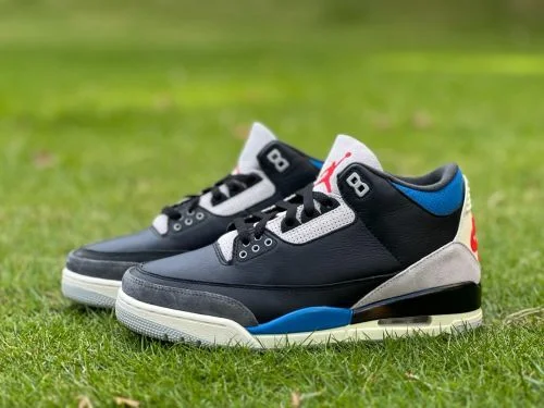 T1 Pure Original AJ3 Black Blue Grey IB8967-004