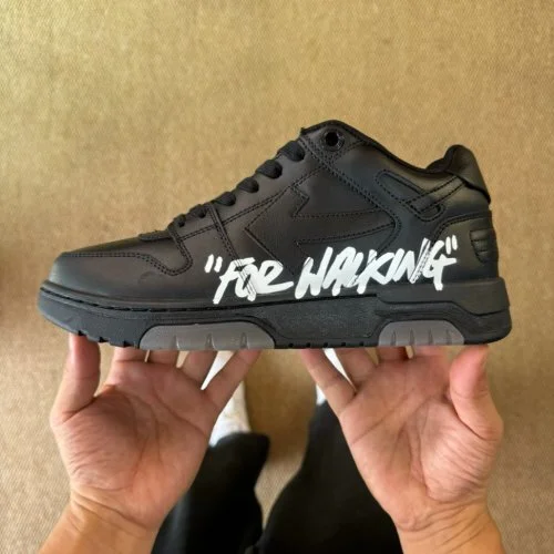 OW Pure Original Off-White Sneakers Black Samurai Graffiti