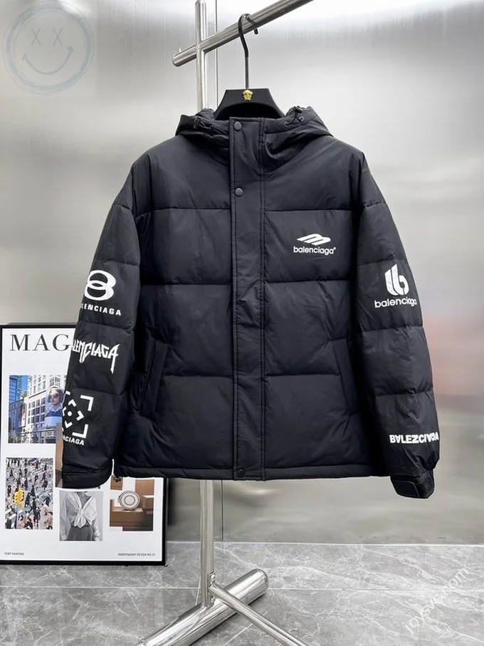 Balenciaga Down Jacket Luxury Men's Puffer Sizes M-3XL