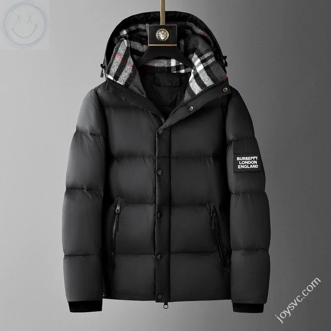 Burberry Down Jacket Luxury Men's Puffer Sizes M-2XL