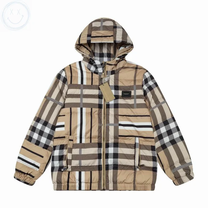 Burberry Down Jacket Luxury Men's Puffer Sizes M-2XL