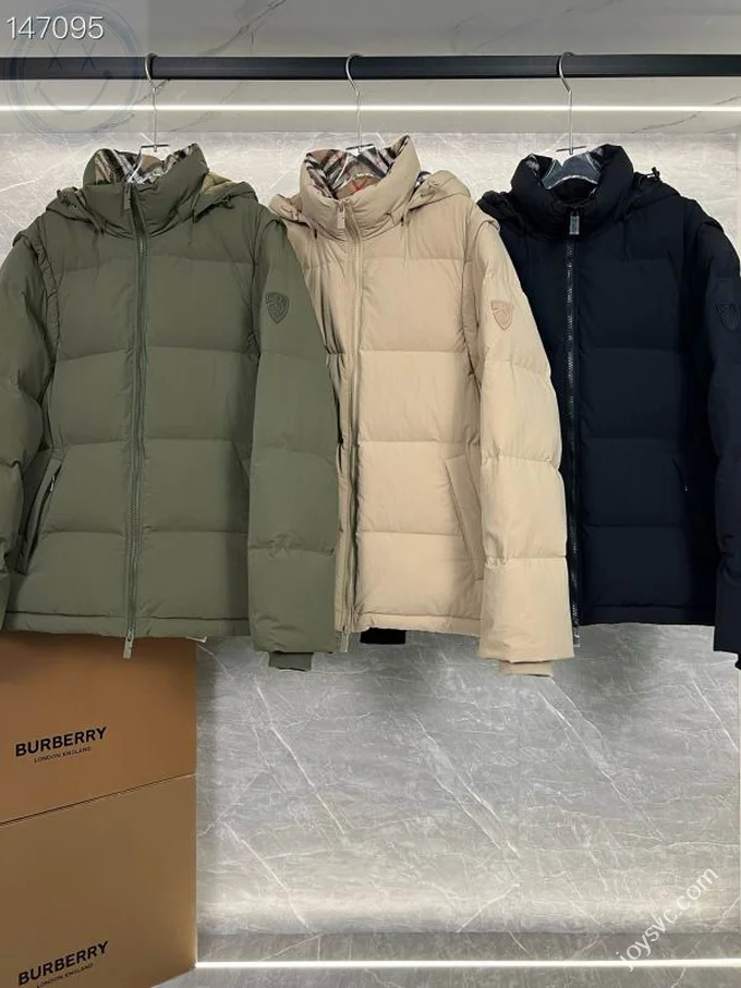 Burberry Down Jacket Luxury Men's Puffer Sizes M-3XL