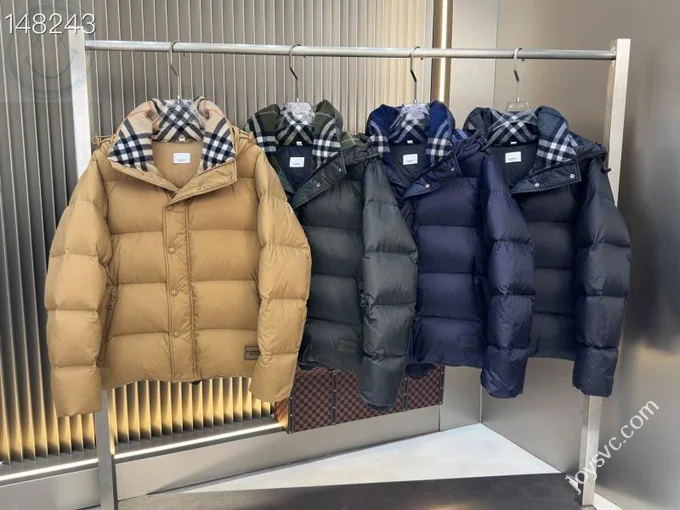 Burberry Down Jacket Luxury Men's Puffer Sizes M-3XL