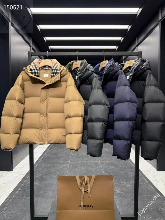 Burberry Down Jacket Luxury Men's Puffer Sizes M-3XL