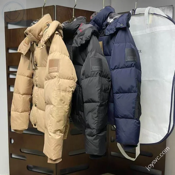 Burberry Down Jacket Luxury Men's Puffer Sizes M-3XL