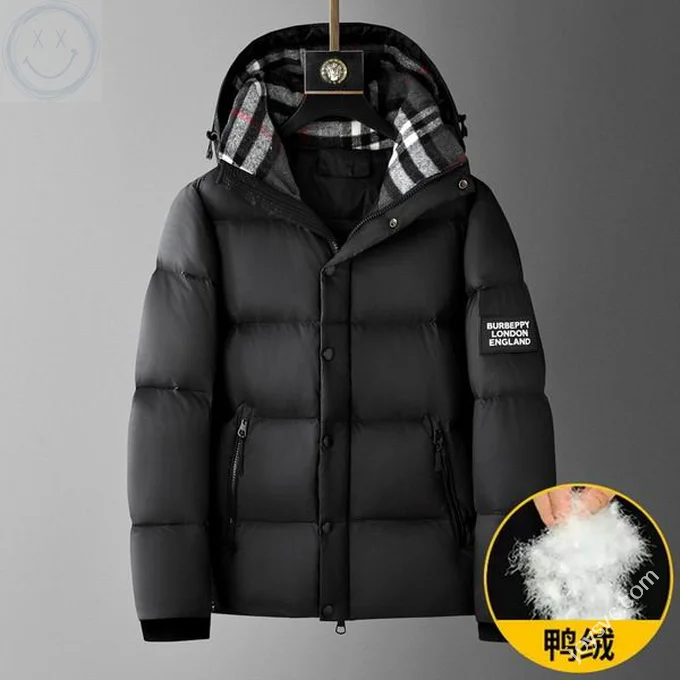 Burberry Down Jacket Luxury Men's Puffer Sizes M-4XL