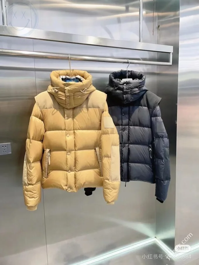 Burberry Down Jacket Luxury Men's Puffer Sizes S-2XL