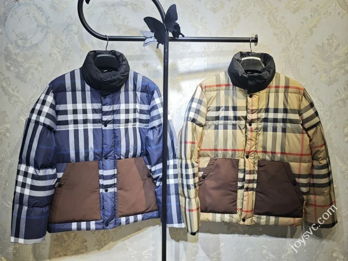 Burberry Down Jacket Luxury Men's Puffer Sizes S-2XL