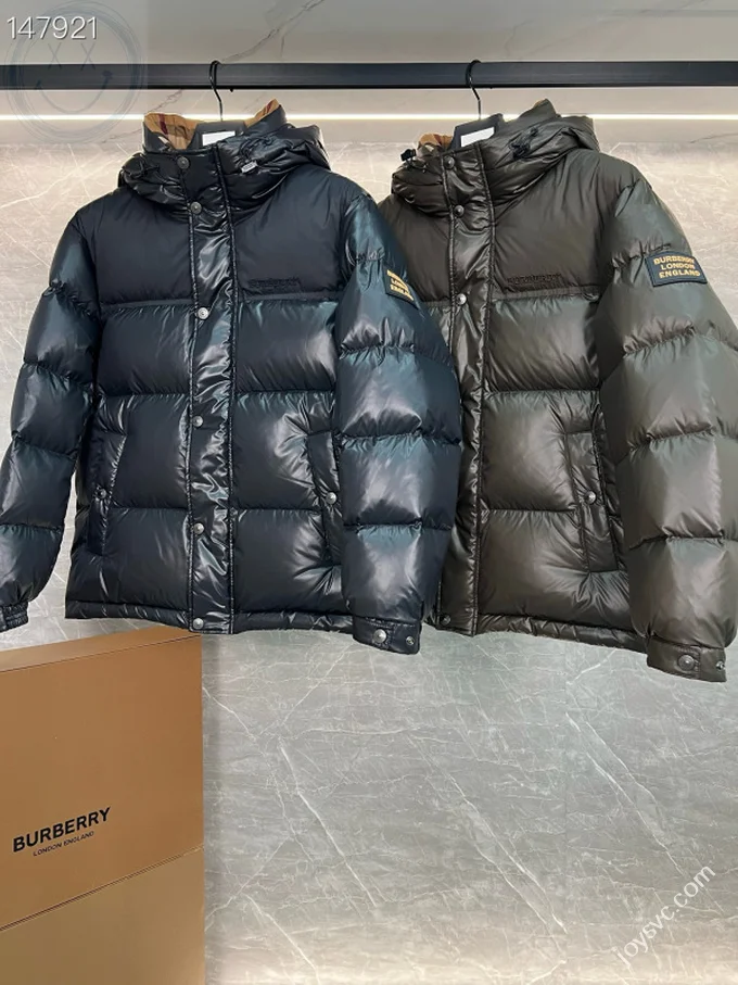 Burberry Down Jacket Luxury Men's Puffer Sizes S-2XL
