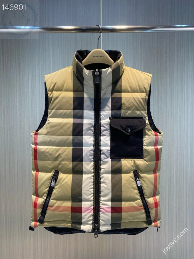 Burberry Down Jacket Luxury Men's Puffer Sizes S-2XL