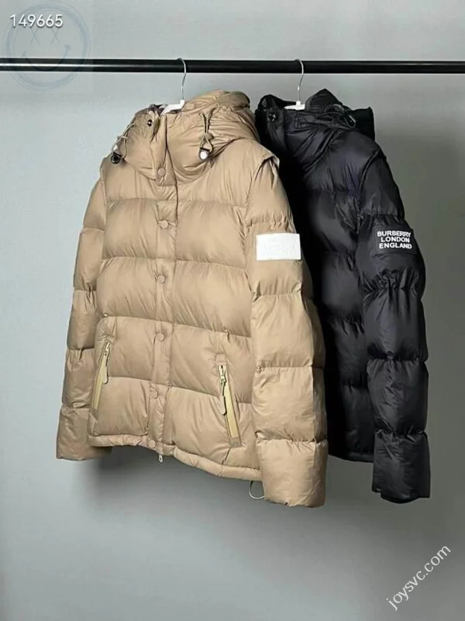 Burberry Down Jacket Luxury Men's Puffer Sizes S-2XL