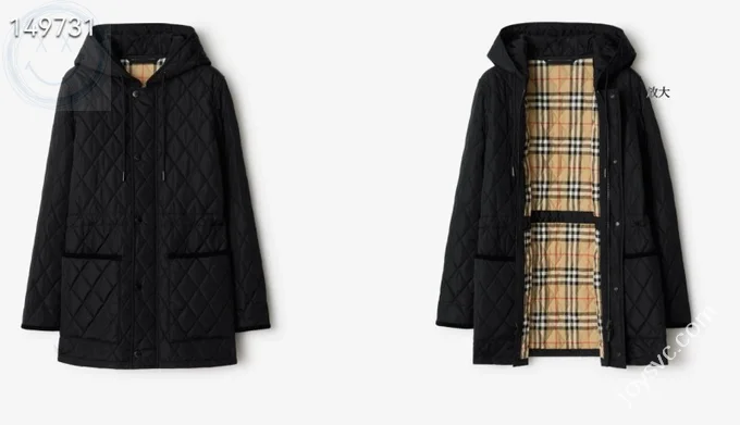 Burberry Down Jacket Luxury Men's Puffer Sizes S-2XL