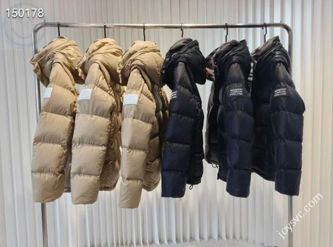 Burberry Down Jacket Luxury Men's Puffer Sizes S-2XL