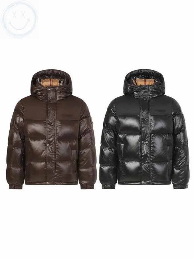 Burberry Down Jacket Luxury Men's Puffer Sizes S-2XL