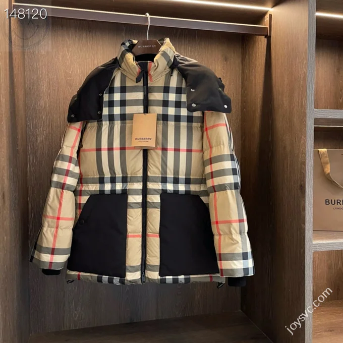 Burberry Down Jacket Luxury Men's Puffer Sizes S-XL