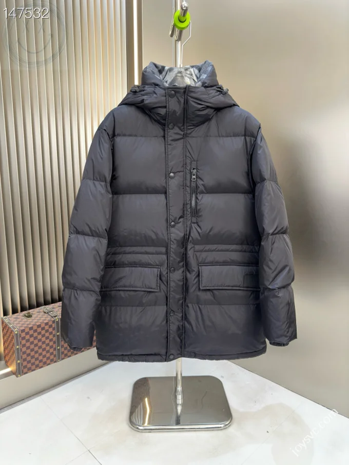 Burberry Down Jacket Luxury Unisex Puffer Sizes 1-5