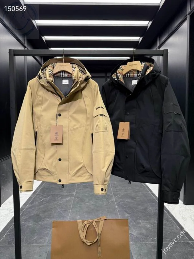 Burberry Down Jacket Luxury Men's Puffer Sizes 48-56