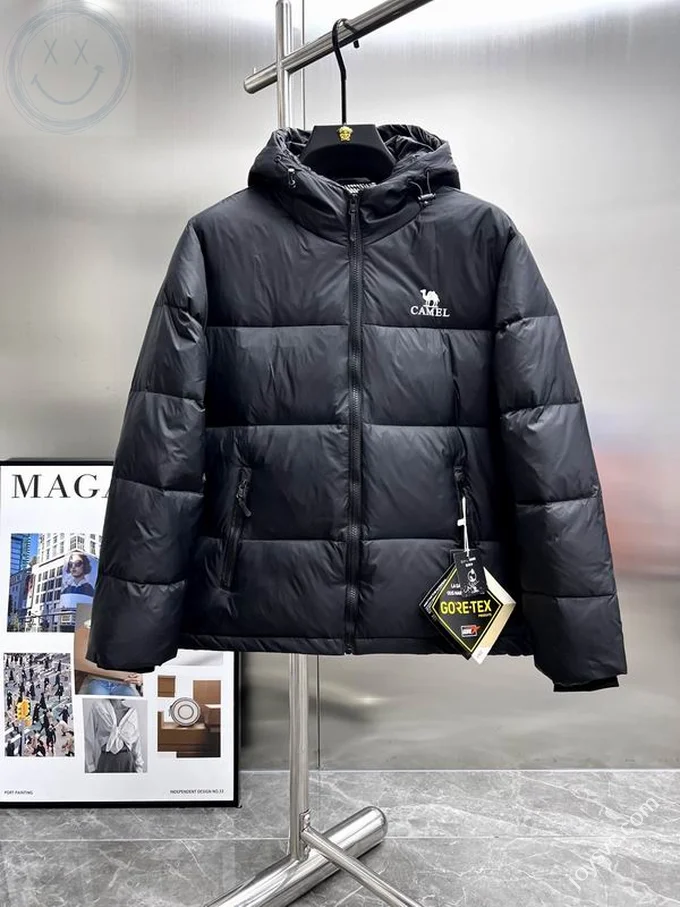 Camel Down Jacket Outdoor Men's Puffer Sizes M-3XL