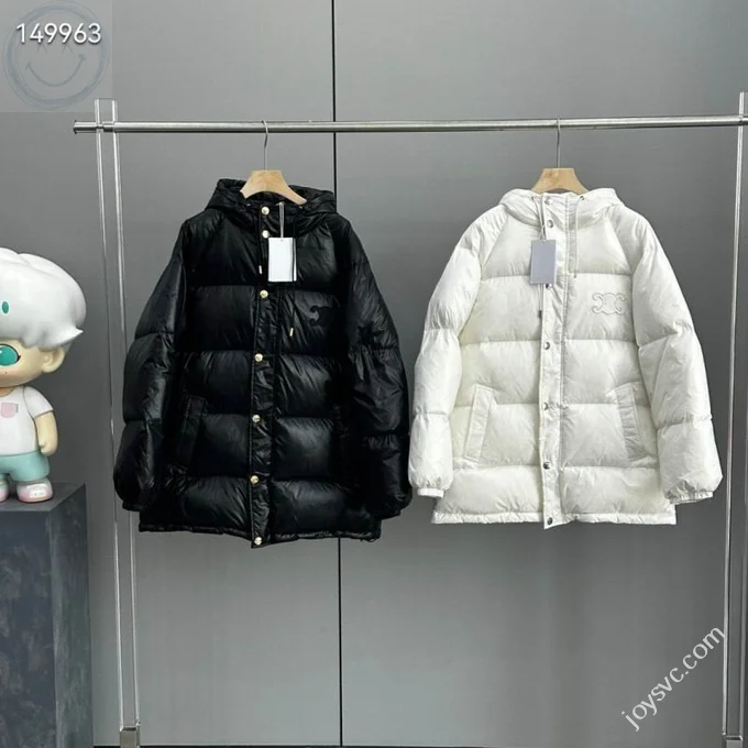 Celine Down Jacket Luxury Unisex Puffer Sizes 36-40